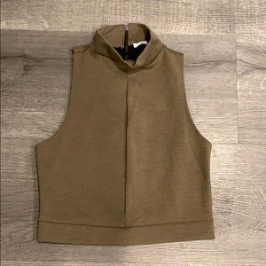 Zara Zipper Back Top. Size S.